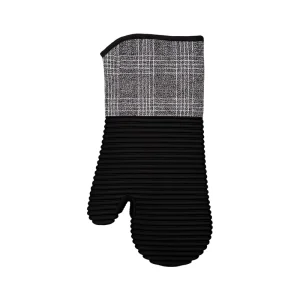 Heat Resistant Printed Silicone Oven Gloves Non Slip Waterproof Reusable Dishwasher Safe All-Season Chef Baking Cooking Tools