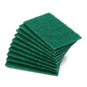 Heavy Duty Abrasive Removing Durable Reusable Green Kitchen Dish Scouring Pad