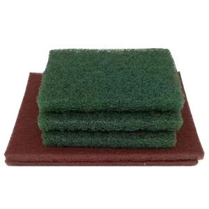 Heavy Duty Abrasive Sponge Nylon Scouring Pad Emery Sand Sponge for Stainless Steel Cookware Cleaning Kitchen Surface Polishing