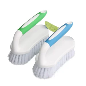Heavy Duty Cleaning Brush with Comfort Grip Handle for Tub Sink and Carpet