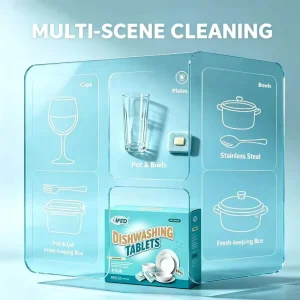 Heavy Duty Dishwashing Tablets Heavy Oil Stain Removal Kitchen Restaurant Dish Washing Cleaning Tablets Supplies