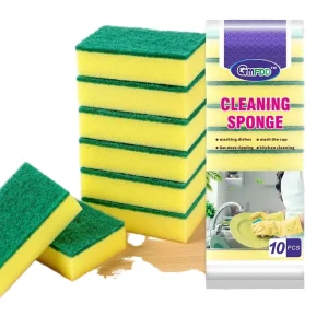 Heavy-Duty Kitchen Cleaning Sponge High Quality No-Scratch Scouring Pad for Dishwashing Made of Stainless Steel Wire