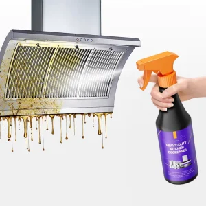 Heavy-Duty Kitchen Degreaser Kitchen Oil Stain Remover Strong Foam Cleaner Heavy Oil Stain Cleaner Universal Range Hood Cleaner