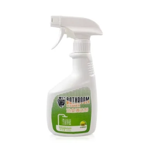 Heavy-Duty Liquid Bathroom Cleaner Spray with Organic Acid Stain Scale Remover Lemon Fragrance for Tiles Bathtub Glass
