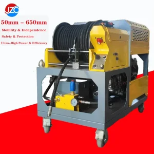 Heavy Duty Metal Sewer Cleaning Machine Gasoline High Pressure Drain Pipe Jetter 3625PSI 70L/min Jetting Unit