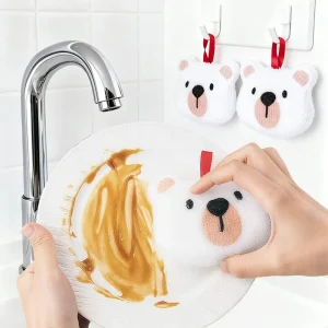 Heavy Duty Non Scratch Scrub Sponges Kitchen Cleaning Scouring Sponge