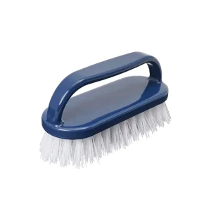 Heavy Duty Plastic Scrub Brush with Handle and PP Bristles for Kitchen Sink and Tub Cleaning