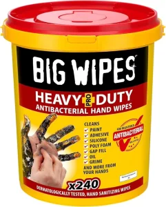 Heavy Duty Scented Non Woven Wet Wipes Multi Surface Industrial Cleansing Effective for Industrial Surfaces