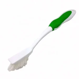 Heavy Duty Scrub Brush With Stiff Bristles Grout Tile Cleaning Brush With Grip Detail Brush Crevice Cleaning Brush