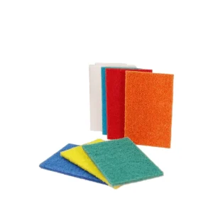 Heavy Duty Sustainable Polyester Colorful Cleaning Scouring Pad for Kitchen