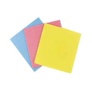 High Absorbent Kitchen Dish Cleaning Cellulose Cloth Sponge Scrubber Dishcloth for Household Cleaning