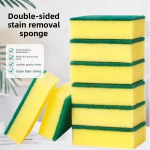 High-Density Dipped Sand-Containing Dishwashing Sponges & Pads Pot Scrubbers & Scouring Pads (Model A1187)