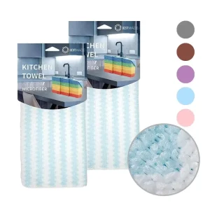 High Density Microfiber Kitchen Towels Luxury Dishcloth Set Super Absorbent Cleaning Cloths Towel Set for Home and Kitchen