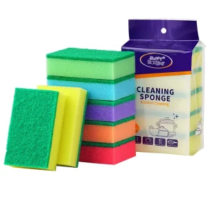 High Density Multi Colors Sponge Kitchen Clean Products Scouring Pad