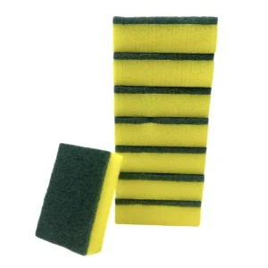 High Density Scouring Sponge General Purpose Eco Friendly Reusable Soft Sponge Kitchen Grease Cleaning Sponge