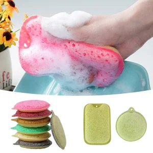 High Density Water Absorbent Dishwashing Sponge Scouring Pad for Household Kitchen Cleaning Wipe & Clean Tool
