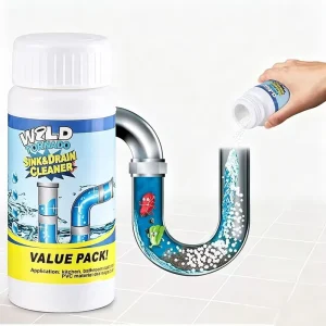 High Effect Toilet Pipe Drain Cleaner Powder for Oil Grease Hair Household Chemicals Quick Foaming Pipe Dredging Agent