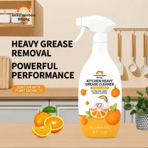 High Efficiency 3-Step Kitchen Cleaner with Foam Technology Quick Dissolve Spray for Baked-On Grease