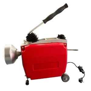 High Efficiency Drain Cleaning Machine Electric Pipe Dredger With Flexible Spring Cable for Sewer Pipeline Unblocking