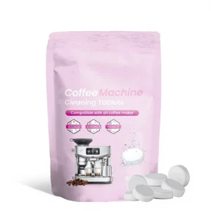 High Efficiency Eco Friendly Coffee Machine Cleaner Tablets Food Grade Ingredients Fast Dissolving Coffee Maker Cleaning Tablets