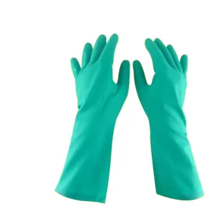 High Long Cuff Women Dishwashing Reusable PVC Kitchen Cleaning Rubber Latex Work Household Gloves