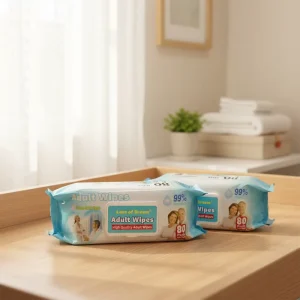 High Moisture Long Lasting Adult Wet Wipes for Dry and Itchy Skin Hydration Care