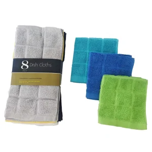 High Performance Oil Free Microfiber Dish Cloths Multi Purpose Square Grid Kitchen Cleaning Towels Reusable Scrub Rags