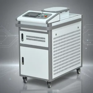 High Precision Pulsed Laser Cleaning Equipment Portable Industrial Laser Cleaner for Mold Aerospace Aluminum Thin Metal Cleaning