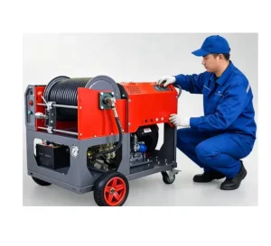 High Pressure Pipeline Dredging Machine Industrial Grade High Power Pipeline Cleaning Equipment