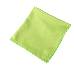 High Quality 300gsm Microfiber Glass Towel Square Shape for Household Kitchen Dish and Car Cleaning Lint-Free and Scratch-Free