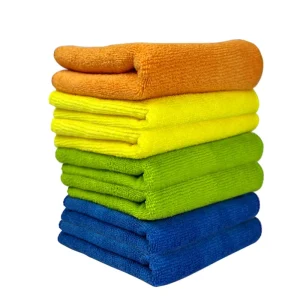 High Quality Clean Cloth Reusable Microfiber Cloth Multi purpose Rags 50PCS Pack Microfiber Towel