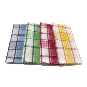 High Quality Custom Cotton Kitchen Cleaning Tea Dish Towel Set
