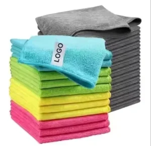 High Quality Custom Printed Square Microfiber Kitchen Dish Cloth Multi Purpose Eco Friendly Soft Compressed Home Cleaning Towel