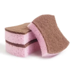 High Quality Customized Dishwashing Sponges and Scouring Pads Easy Clean Kitchen Cleaning Accessories
