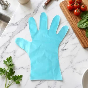 High Quality Disposable TPE PVC Waterproof Eco Friendly Medium Thickness Heat Resistant Gloves for Kitchen and Cleaning Use