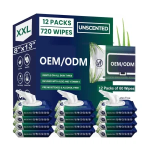 High Quality Eco Friendly Adult Body Scented Cleansing Wipes Personal Care Hygiene High Sensitivity Extra Soft Individually
