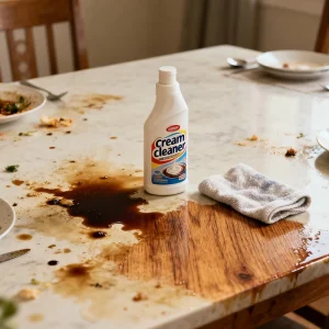 High Quality Eco Friendly Cream Pattern Liquid Kitchen Cleaner Multi Purpose Household Chemicals