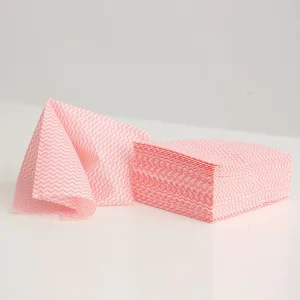 High Quality Eco Friendly OEM Multi Color Viscose Dish Cleaning Cloths 1/4 Folded Wipes Kitchen Towel Spunlace Non woven
