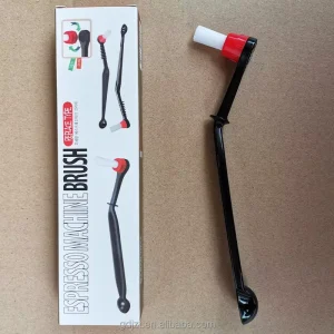 High Quality Eco Friendly Plastic Espresso Machine Cleaning Brush with Nylon Bristles for Coffee Shops