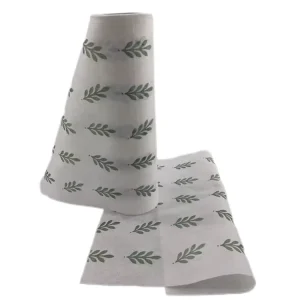 High Quality Eco friendly Square Kitchen Printed Reusable Quick Dry Washing Cleaning Cloth Degradable Water soluble Non woven