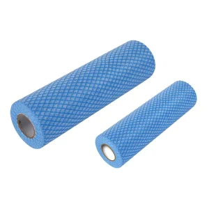 High Quality Eco-friendly and Economical Highly Efficient Gentle Blue Disposable Viscose Cleaning Cloths