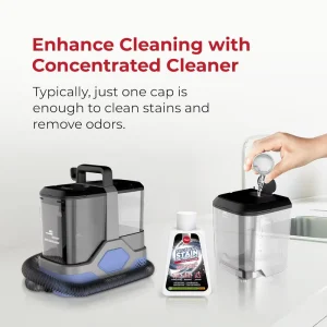 High Quality Electric Fabric Carpet Cleaning Vacuum Cleaner 600W Wet & Dry Automatic Deep Cleaning Machine Household Bagless