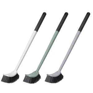 High Quality Long Stainless Steel Pole Cleaning Brush Hanging Handle Toilet Brush