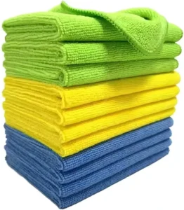 High Quality Microfiber Cleaning Cloth Custom Logo Household Cleaning Supplies with OEM Service