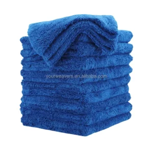 High Quality Microfiber Towel Car 500gsm 16x16in Super Soft Microfiber Car Cleaning Cloth Polishing Bull off Wax Detailing Towel
