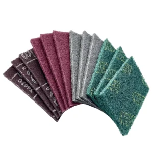 High Quality Non Woven Abrasive Cleaning Sponge&scouring Pad Rolls Scouring Pad Sheet Heavy Duty Scouring Pad