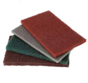 High Quality Non Woven Maroon Scouring Pad Sanding Sponge Scour Pads Hand Pad for Cleaning
