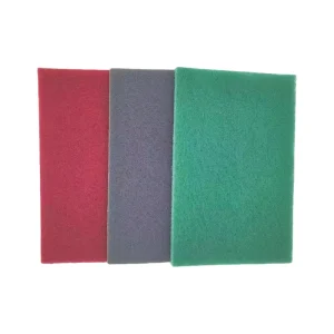 High Quality Nylon Cleaning Metal Scrub Pad Abrasive Green Sponge Non Woven Sponge Scouring Pad