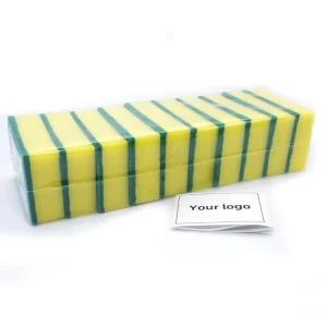 High Quality Polyurethane Green Scouring Pad Cleaning Sponge for Kitchen