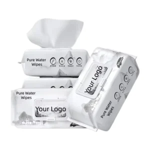 High Quality Pure Water Baby Wet Cleansing Wipes Portable Wet Wipes Disposable Skin-Friendly Pure Water Wipes